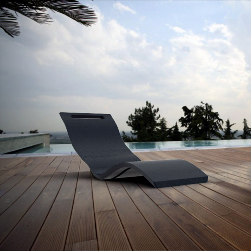 Ergonomic chaise longue sunbed for spa and garden Arkema Design Serendipity S010 — 11