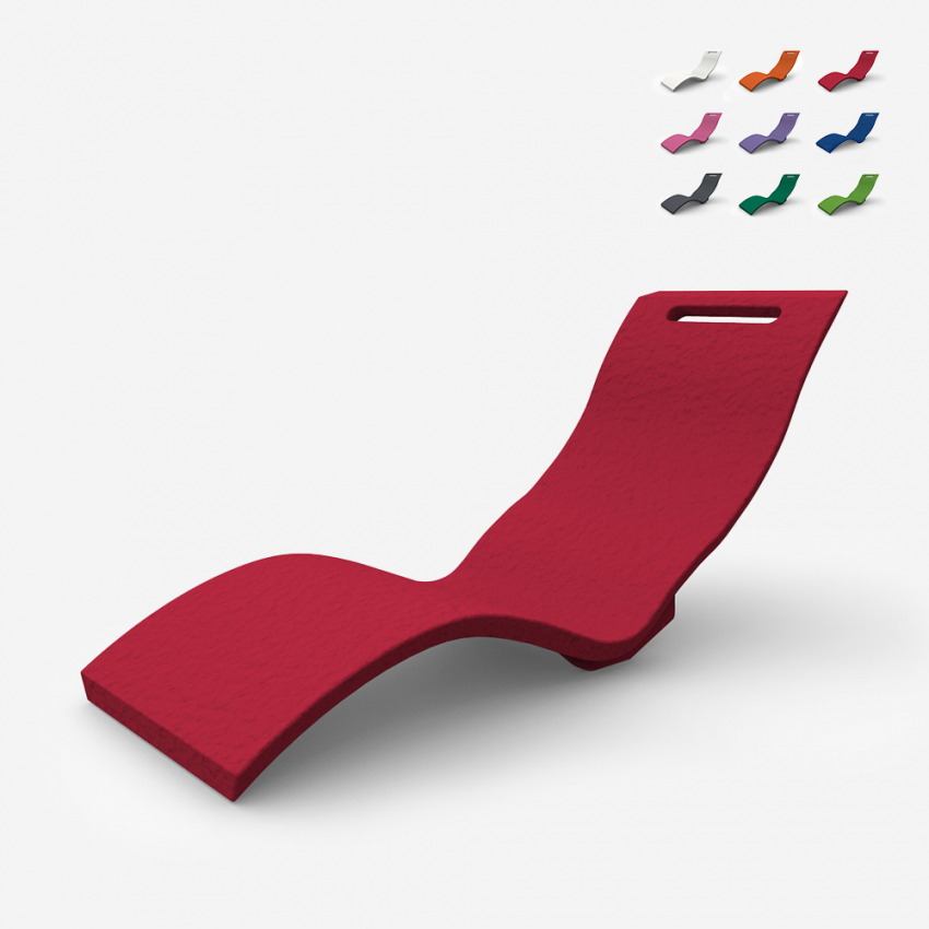 Ergonomic chaise longue sunbed for spa and garden Arkema Design Serendipity S010 — 1