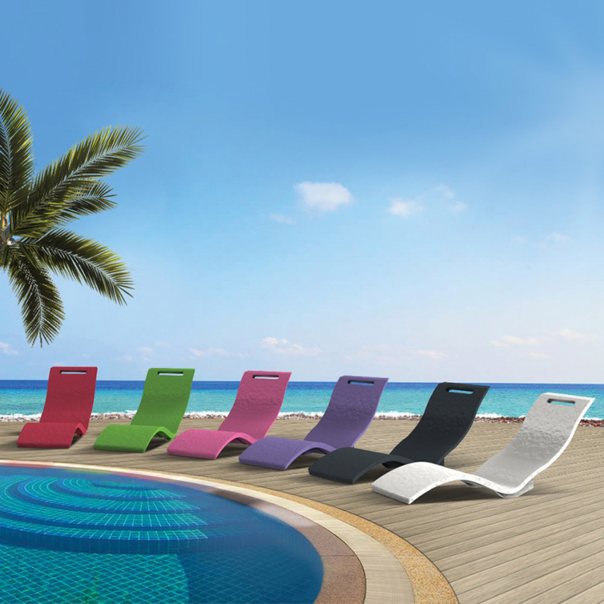 Ergonomic chaise longue sunbed for spa and garden Arkema Design Serendipity S010 — 6