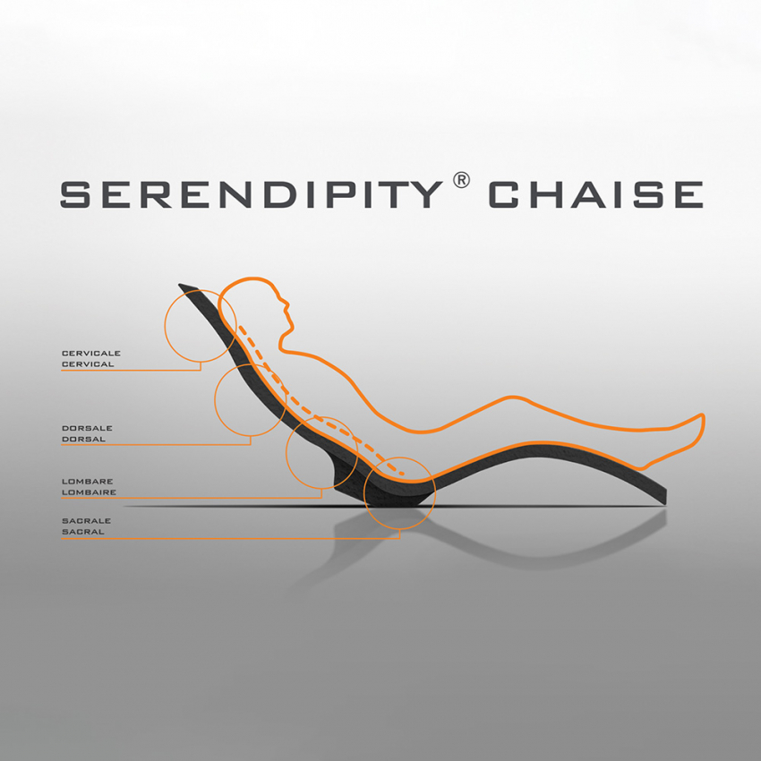 Ergonomic chaise longue sunbed for spa and garden Arkema Design Serendipity S010 — 4