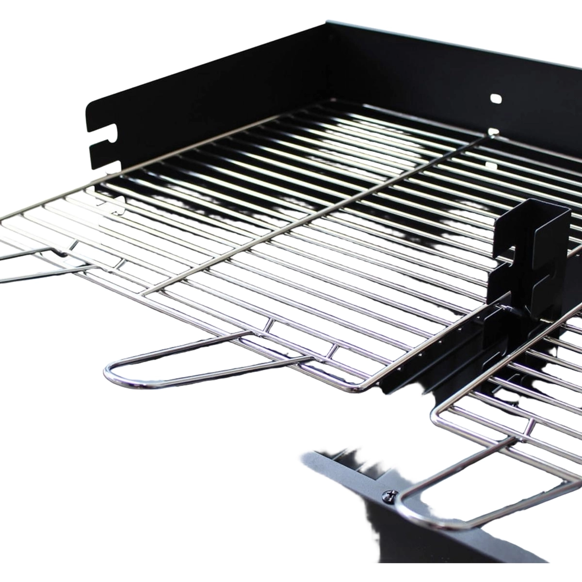 Wisconsin Charcoal BBQ Grill with Wheels Cosma 2 Grates — 5
