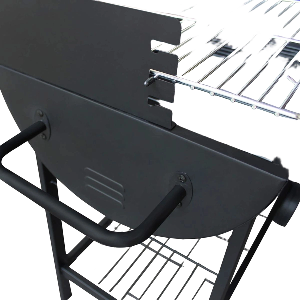 Wisconsin Charcoal BBQ Grill with Wheels Cosma 2 Grates — 4