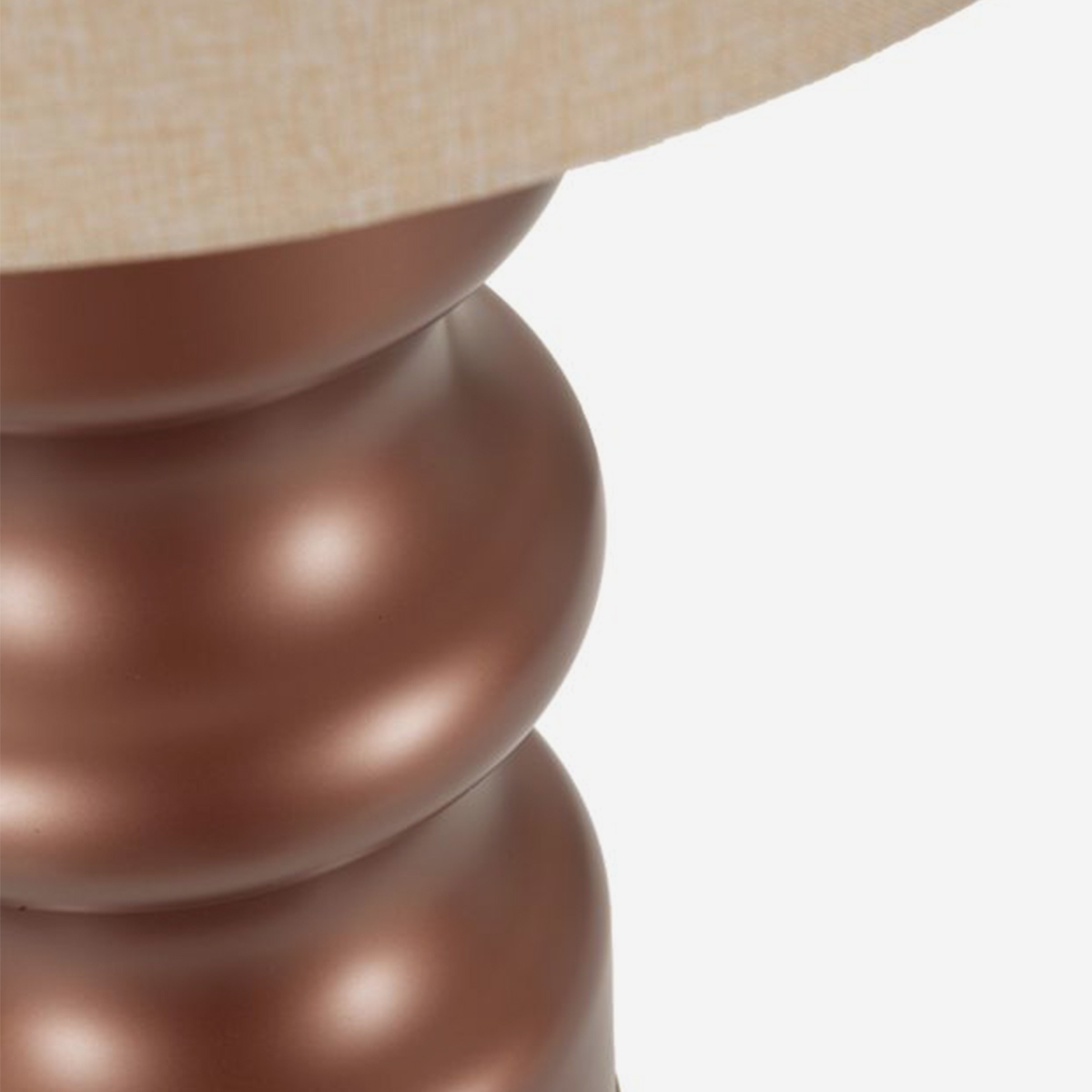 Rosenthal B Glass and Fabric Table Lamp — 3