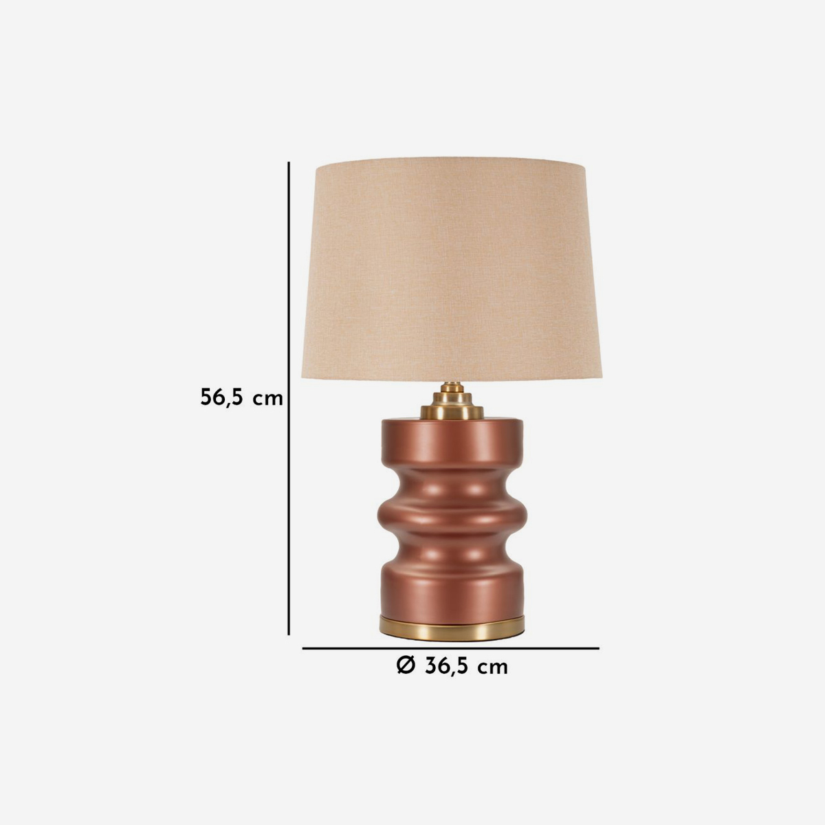 Rosenthal B Glass and Fabric Table Lamp — 6