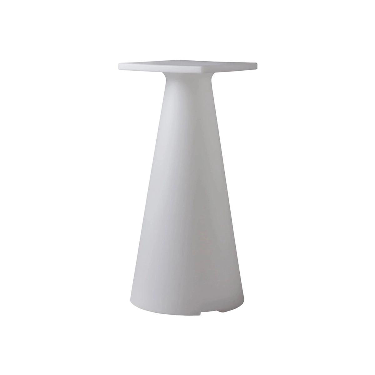 Tiffany LYXO LED illuminated outdoor table base in polyethylene — 1