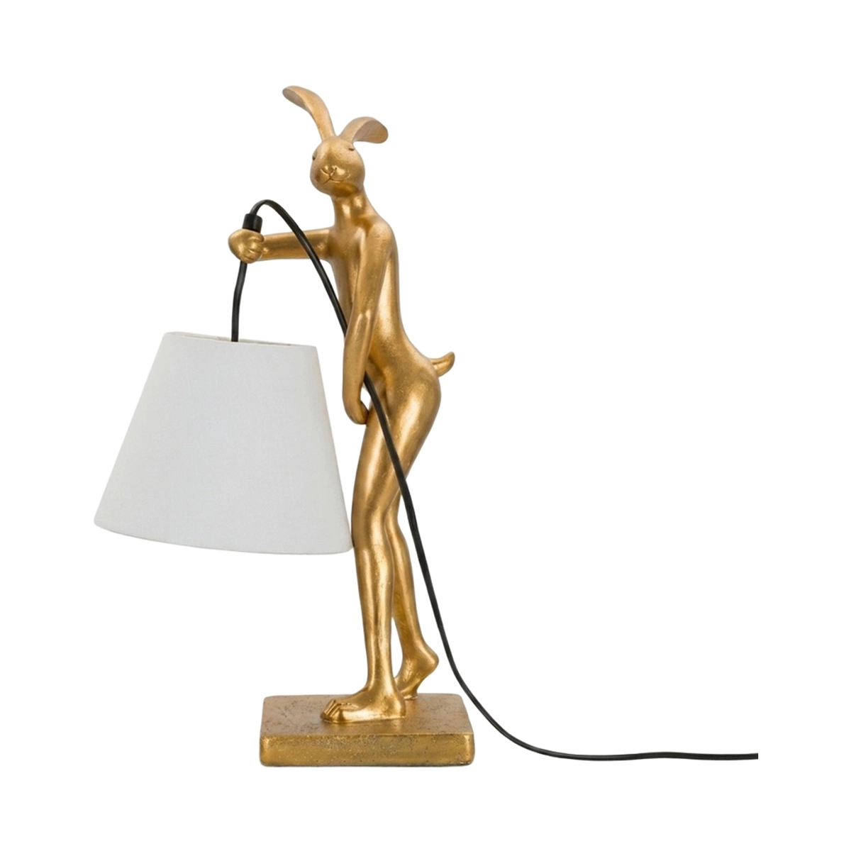 Rabbit Decorative Table Lamp with Fabric Lampshade — 1