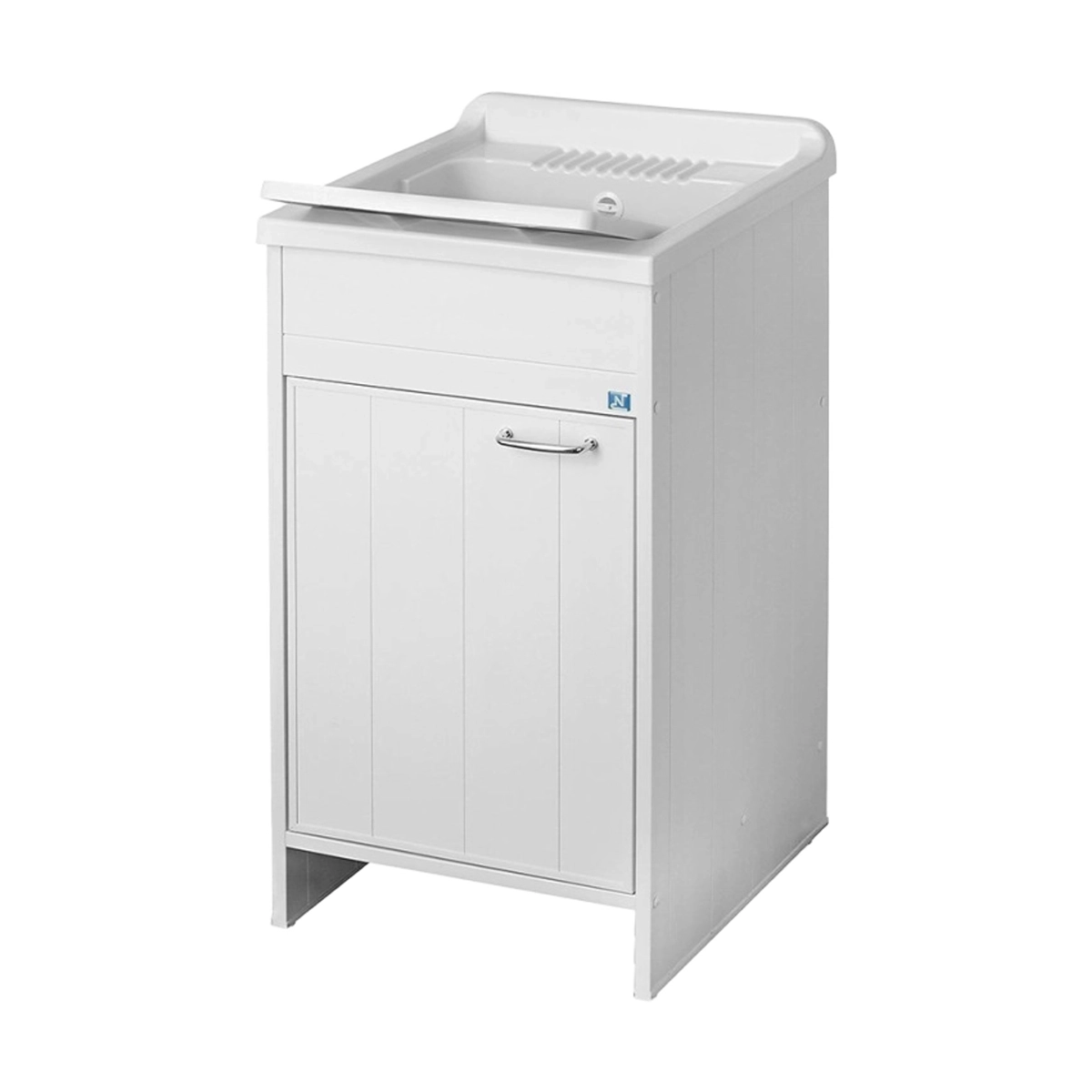 Laundry cabinet with sink and washboard 45x50cm 9006K Negrari — 3
