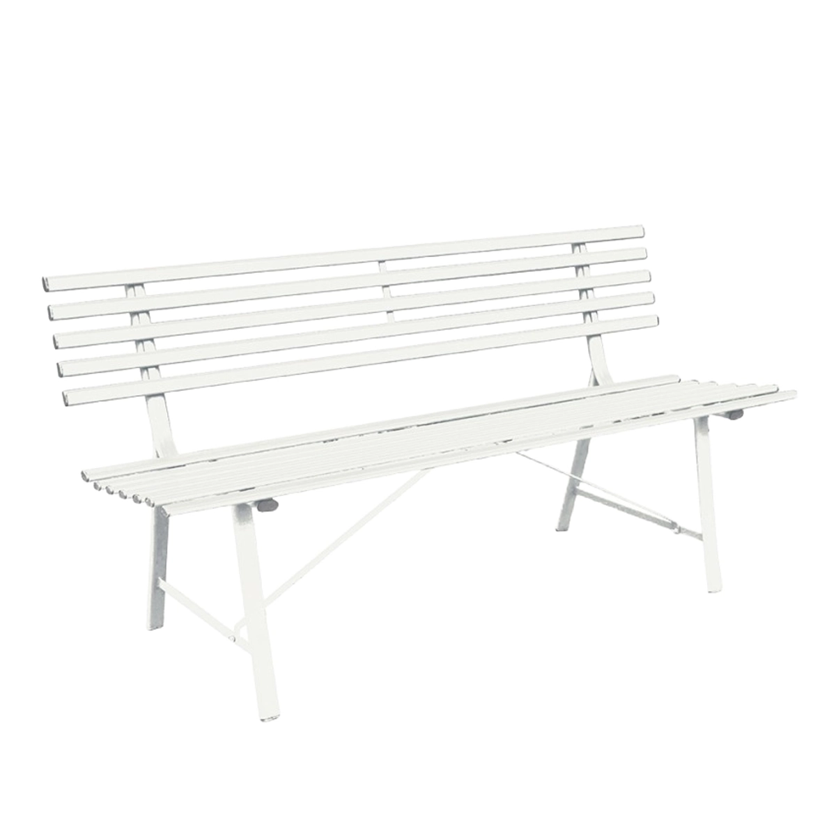 Classic 3-Seater Iron Garden Bench 150x57cm Kedels Iven — 3