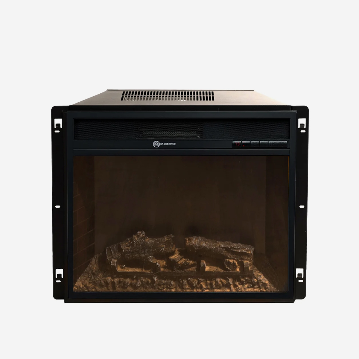 Freestanding electric fireplace with realistic flame Jefferson — 4