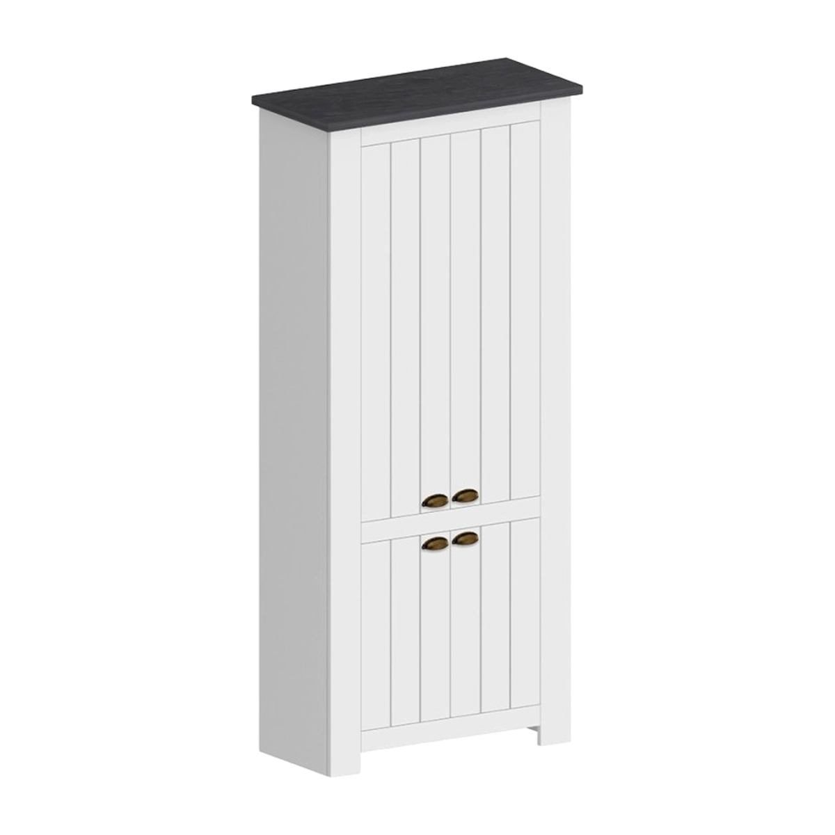 4-Door Multi-Purpose Shoe Storage Cabinet 84x42x200cm Hillrose — 3