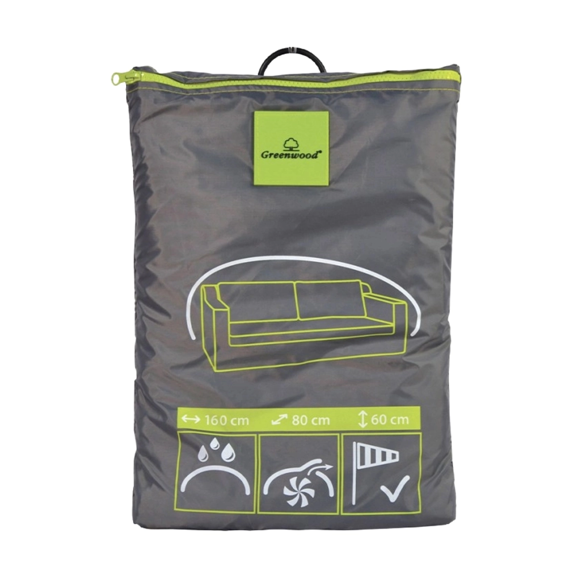 Waterproof 2-Seater Garden Sofa Cover 160x80x60cm Kedels CVD05 — 1