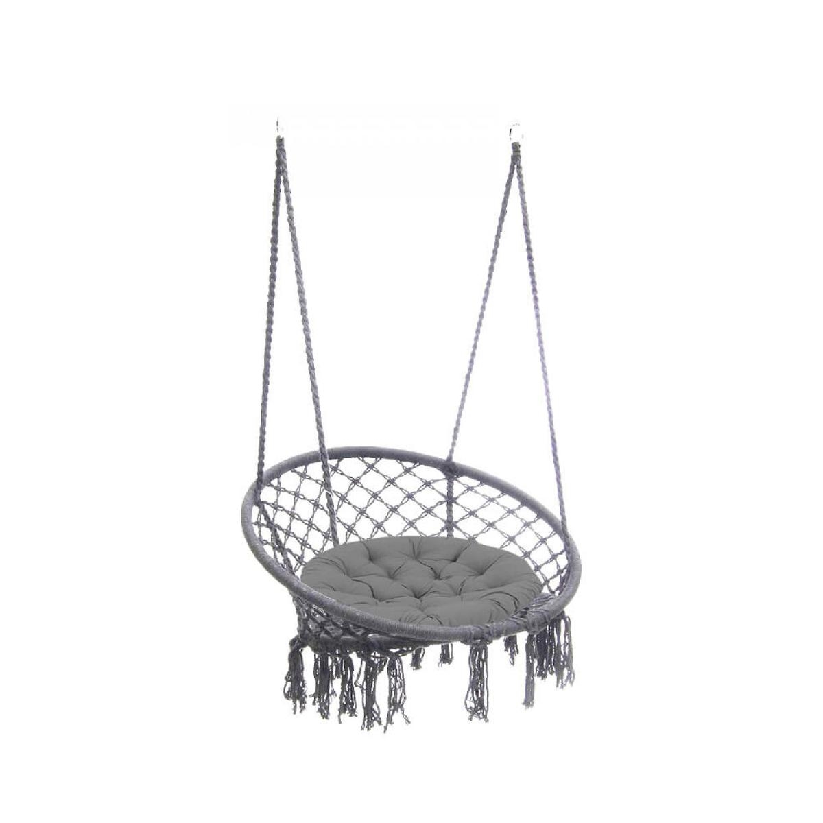 Hanging Swing Chair Hammock with Cushion Luxory Round Cosma — 3