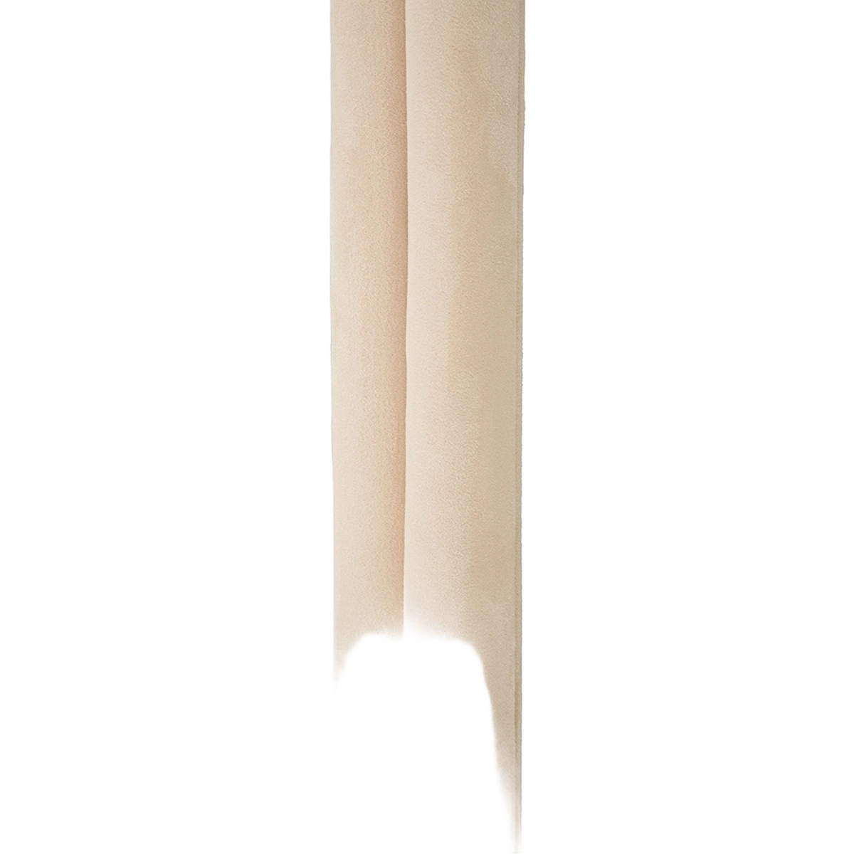 Arched floor or wall mirror in cream velvet 60x160 cm Cloe — 4