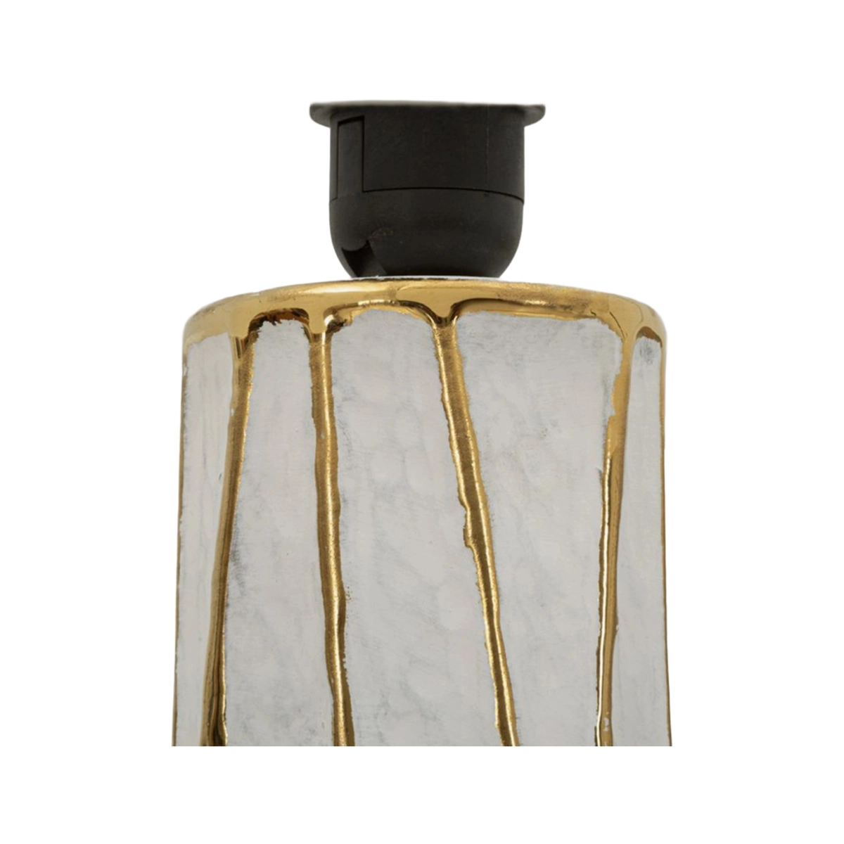 Tangeri Ceramic Table Lamp with Fabric Shade — 4