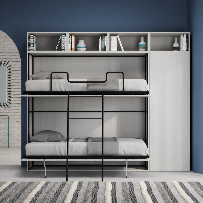 Kando I Itamoby Horizontal Foldaway Bunk Bed with Wardrobe — 4
