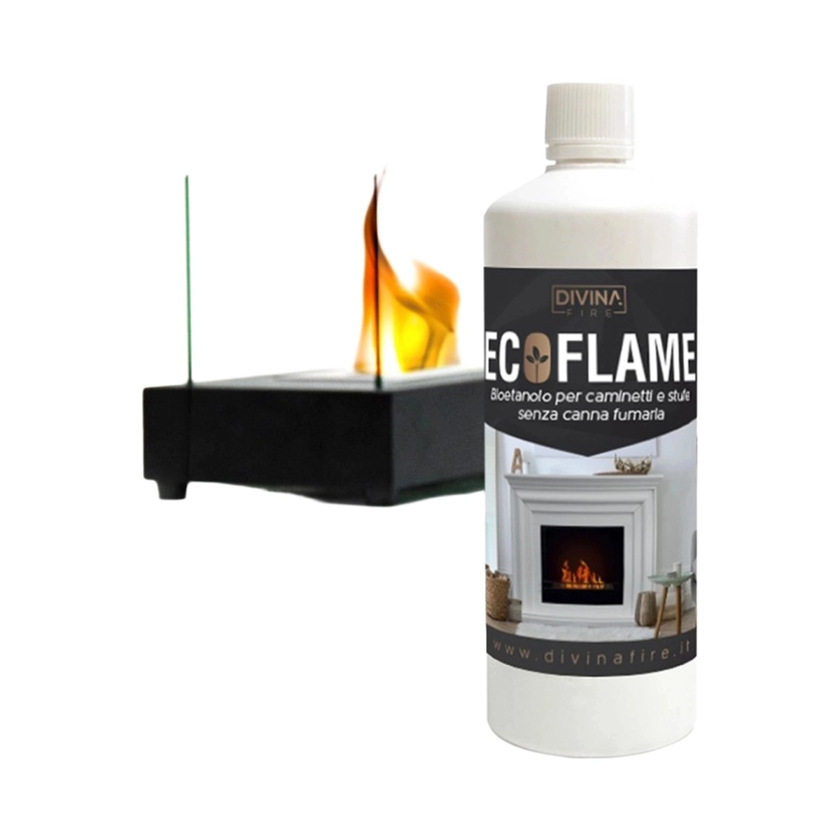 Premium Liquid Bioethanol Fuel 12 x 1L - Odourless & Clean Burning — 1