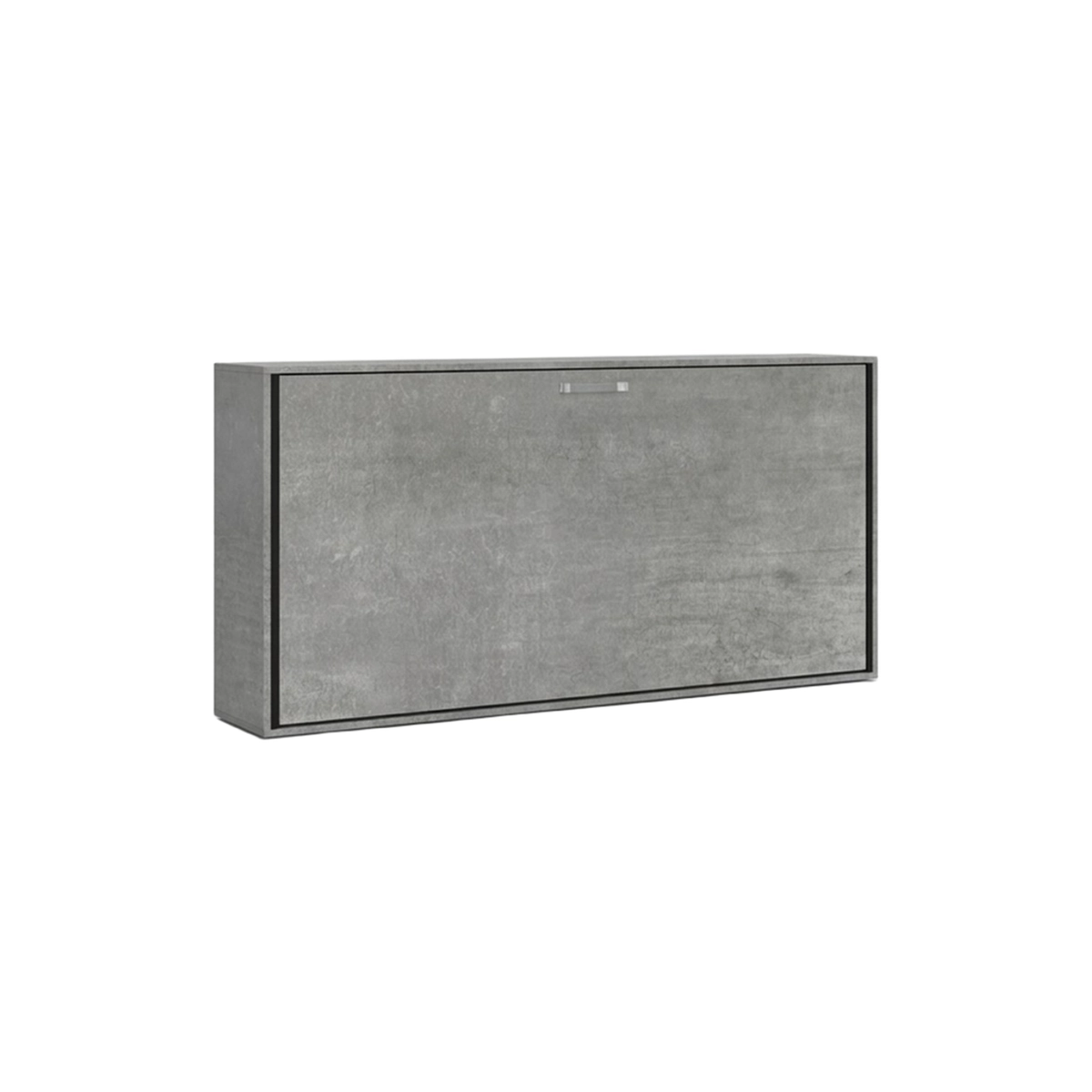 Kando MCM Horizontal Murphy Bed in Grey with 85x185cm Mattress — 4