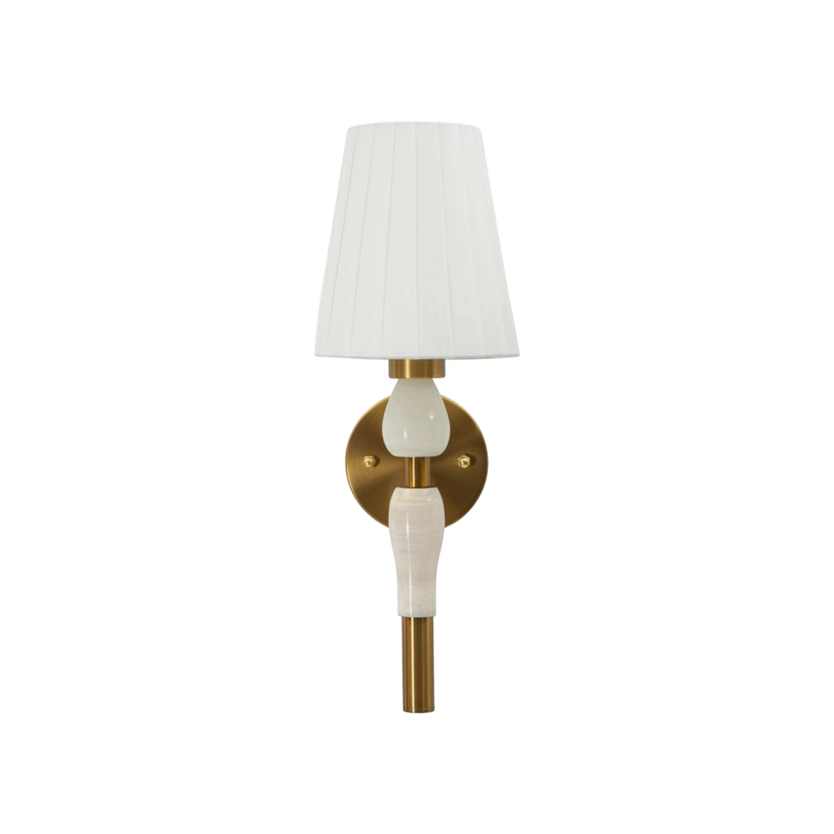 Budapest Wall Lamp in Iron with Fabric Shade — 7