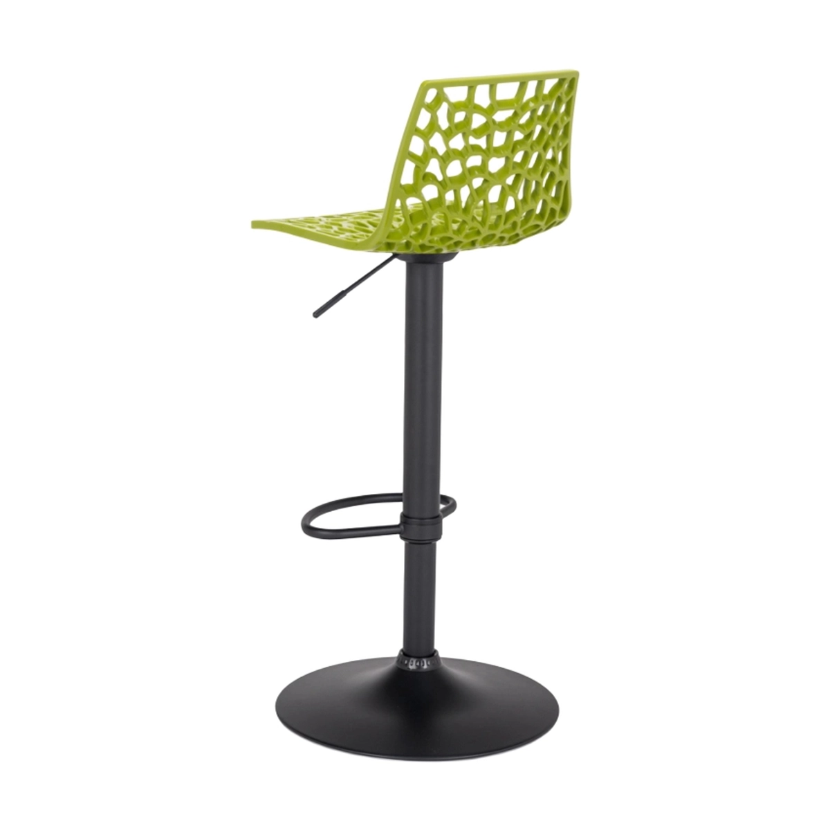 Adjustable Swivel Bar Stool with Matt Black Base Grand Soleil Spider Matt — 3