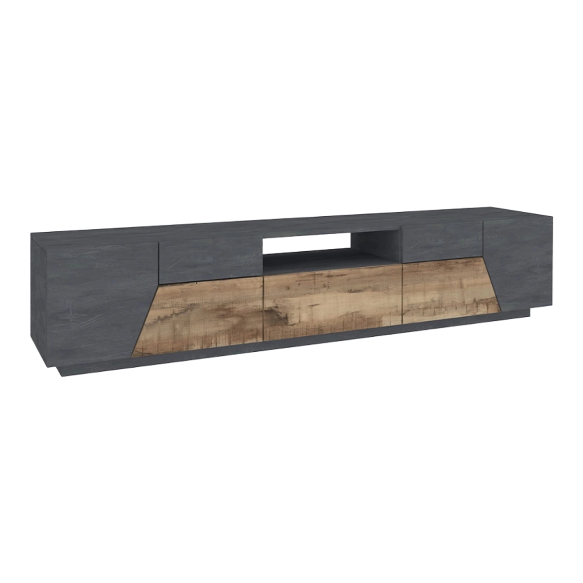 Modern TV stand unit for living room 220x43cm Fergus Report — 5
