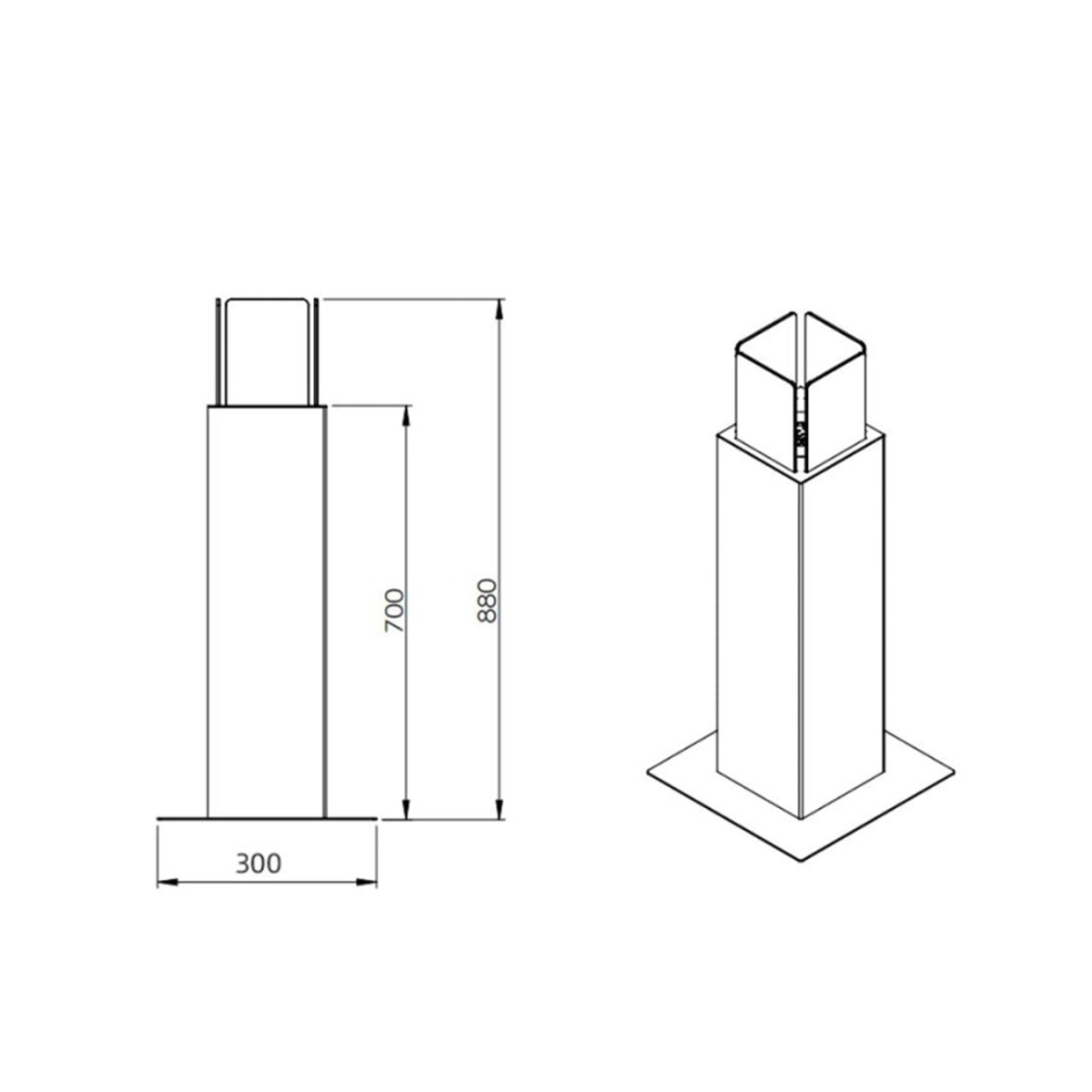 Freestanding Bioethanol Column Fireplace for Indoor and Outdoor Use - 70 cm — 7