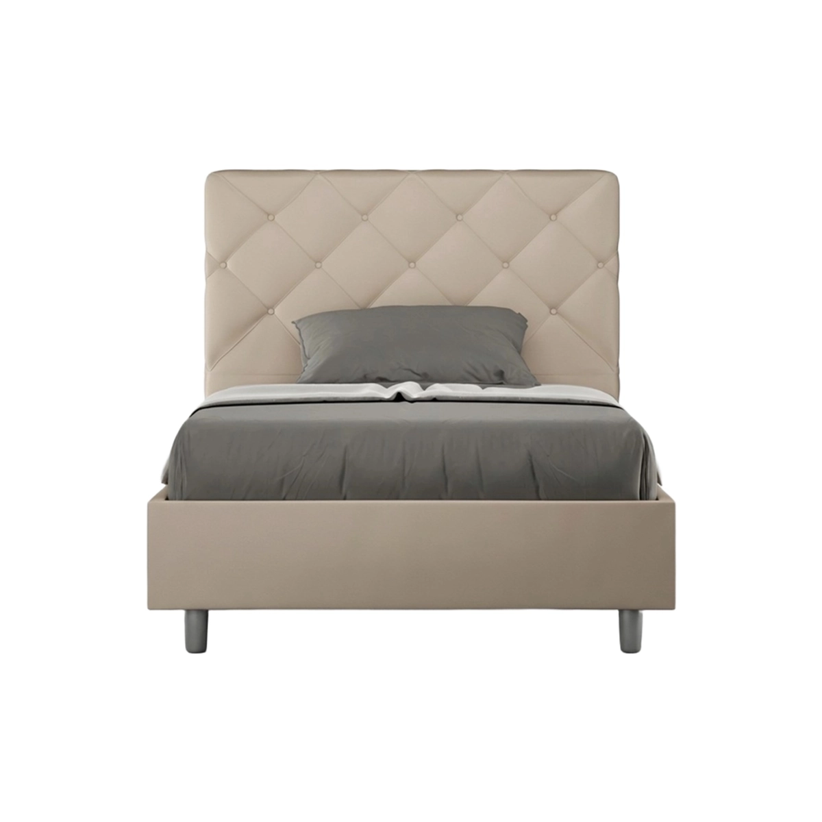 French double bed 140x200 with storage box Priya F — 1