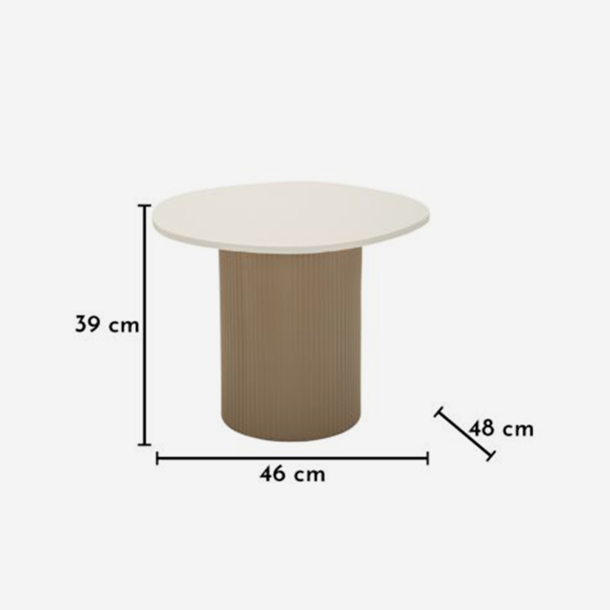 Frankfurt S Round Marble Effect Coffee Table — 5