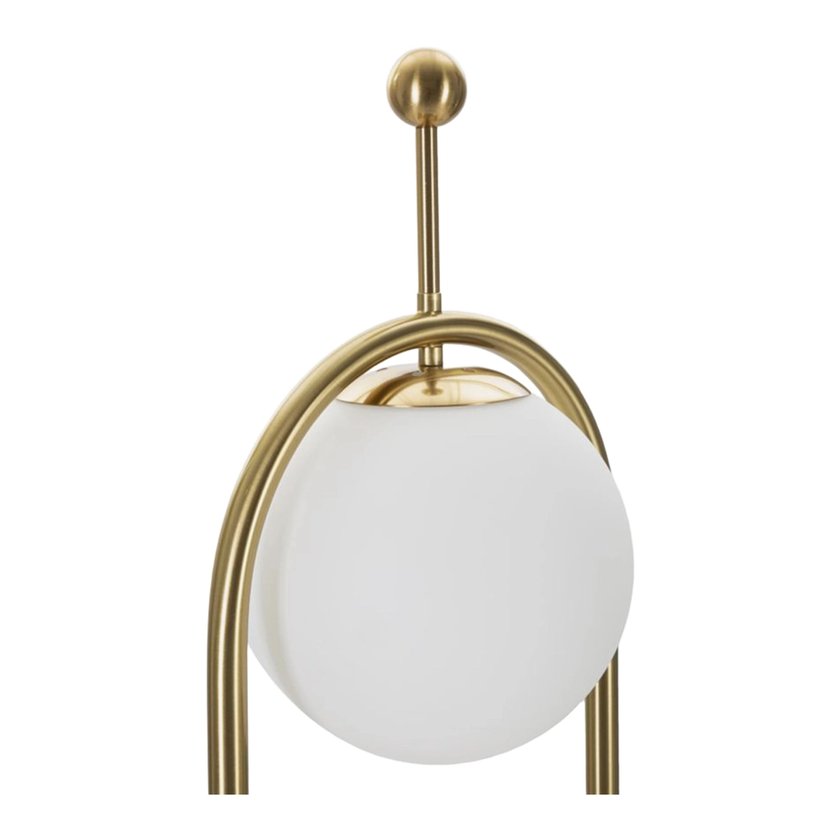 Glamy Arc Arched Floor Lamp in Metal and Glass — 5