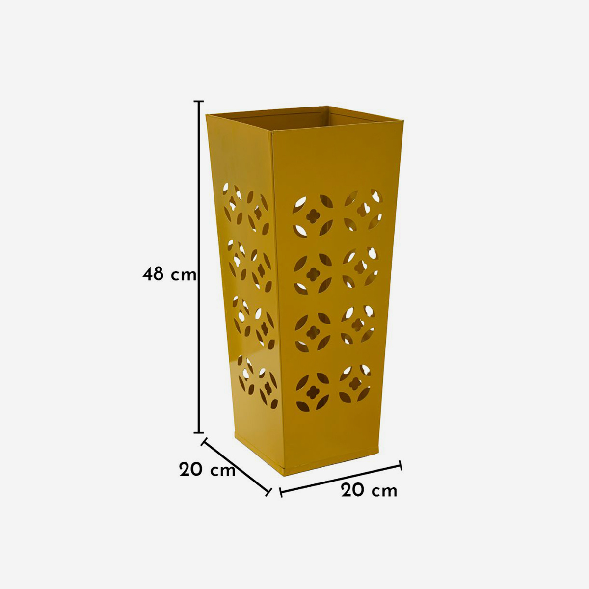 Fit Square Perforated Metal Hallway Umbrella Stand — 7