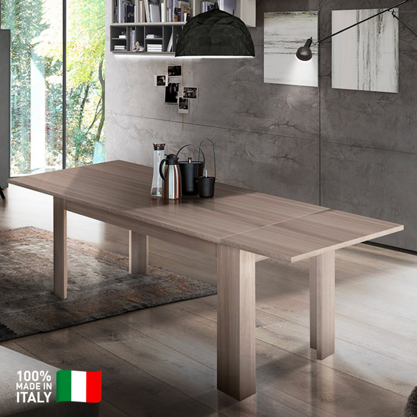 Jesi Helmi Extendable Elm Wood Dining Table 140-190x90cm — 3