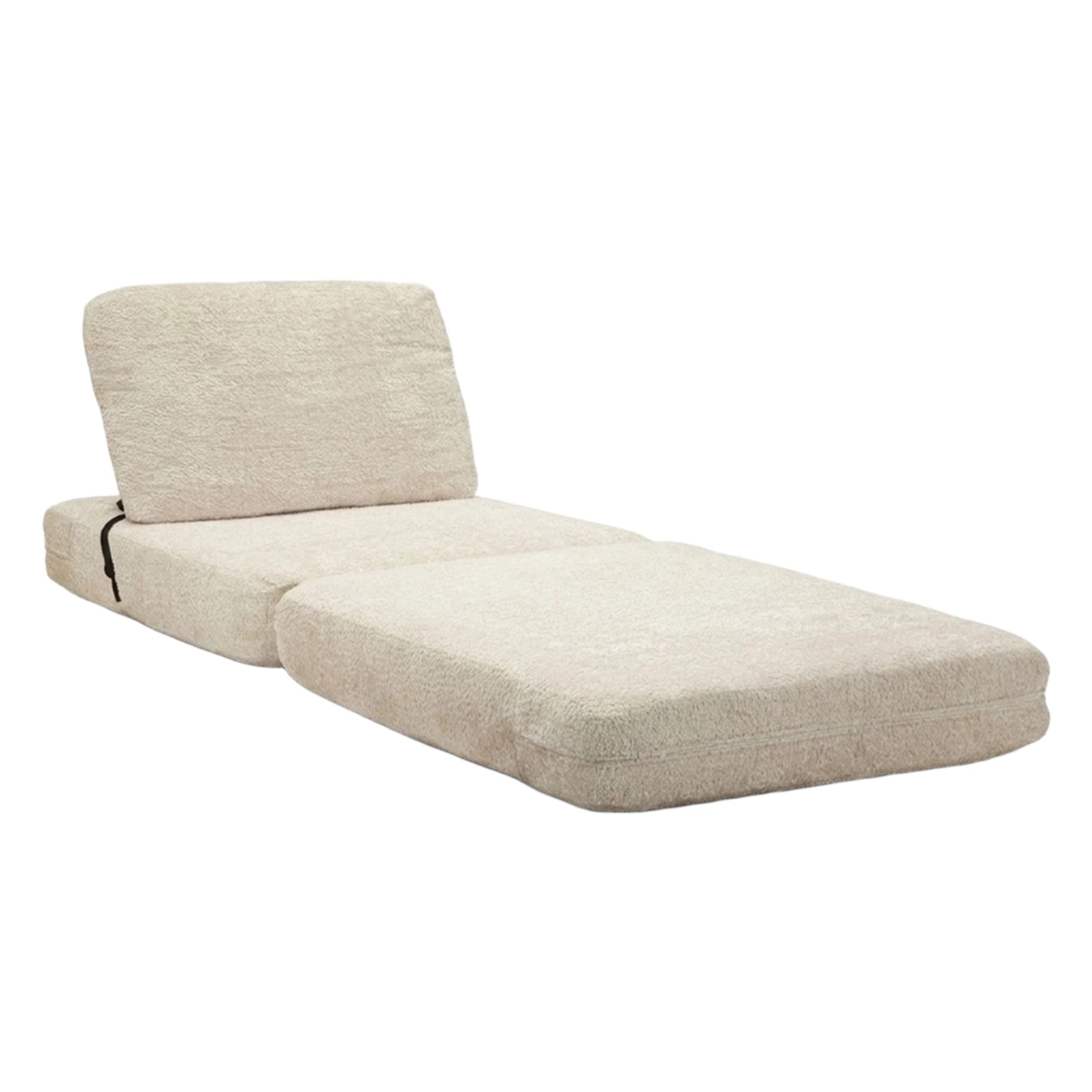 Faster Modern Space-Saving Single Sofa Bed in Bouclé Fabric — 3