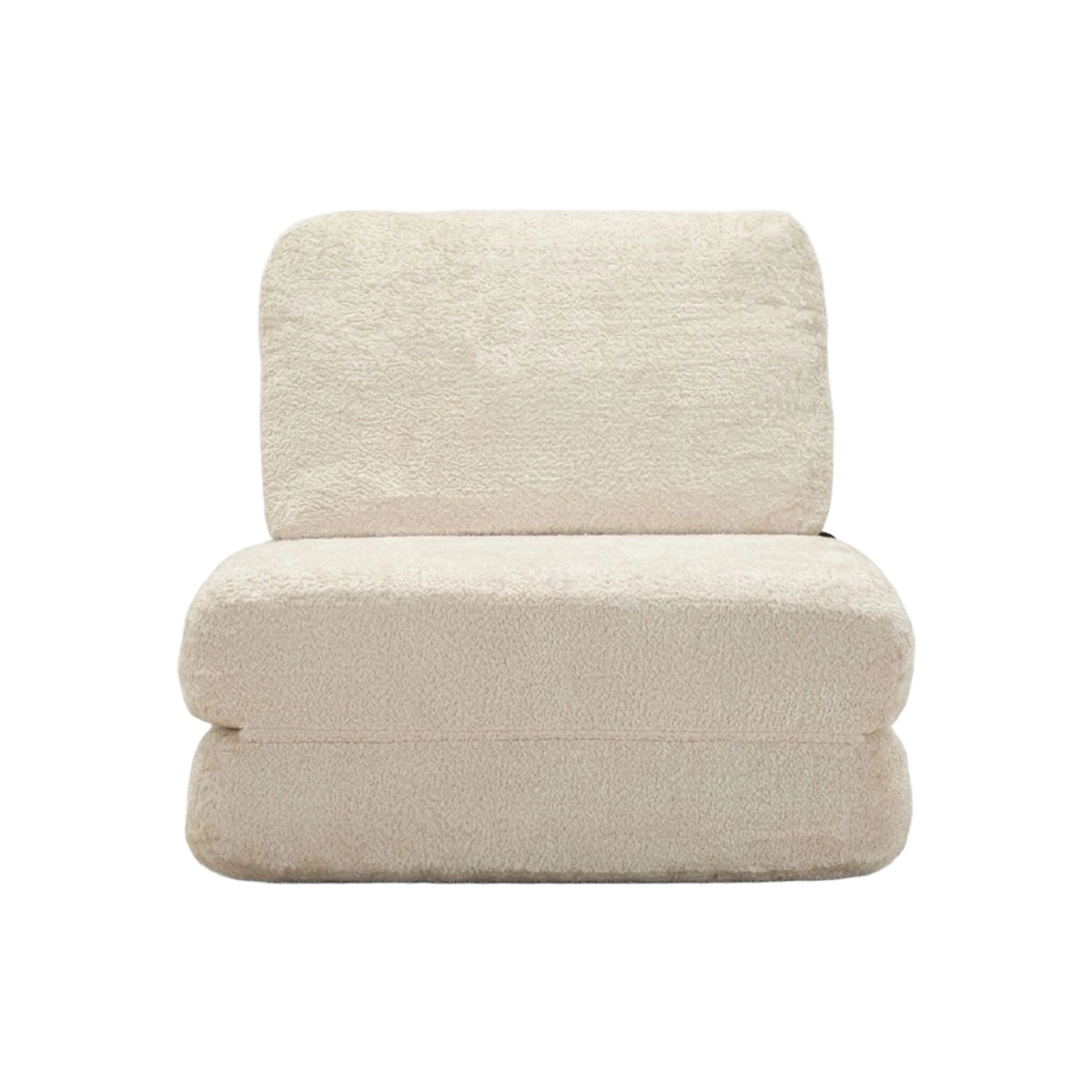 Faster Modern Space-Saving Single Sofa Bed in Bouclé Fabric — 6