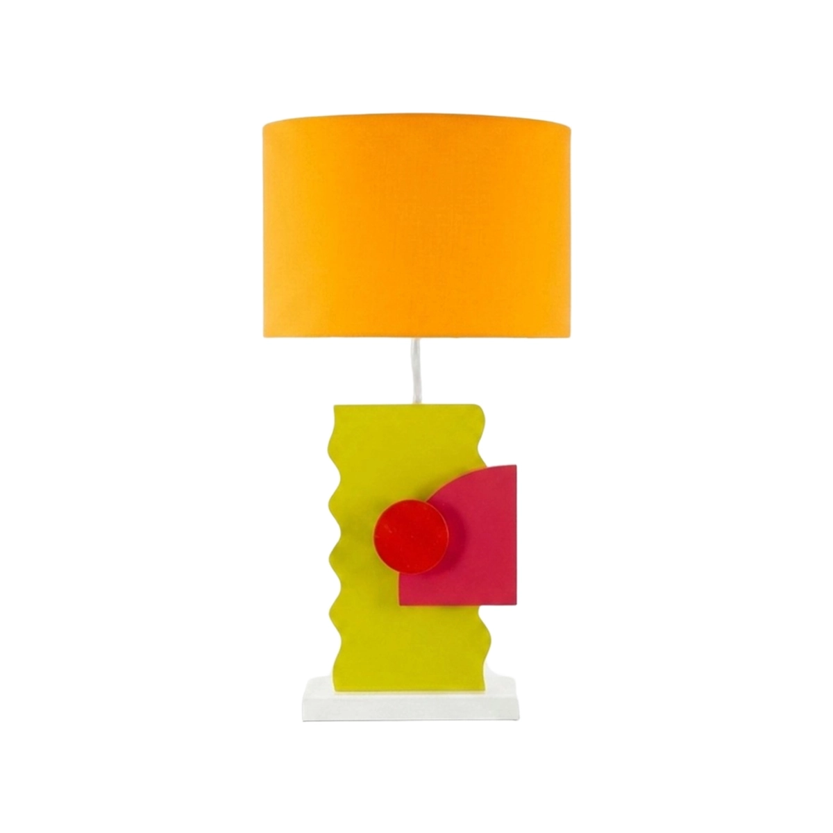Color B Futuristic Table Lamp in MDF and Fabric — 1
