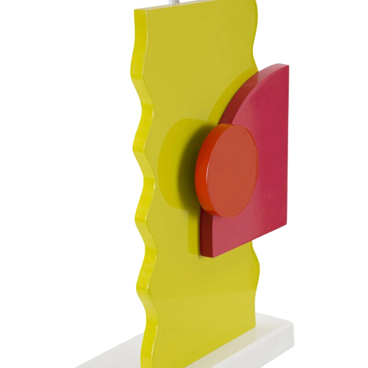 Color B Futuristic Table Lamp in MDF and Fabric — 4