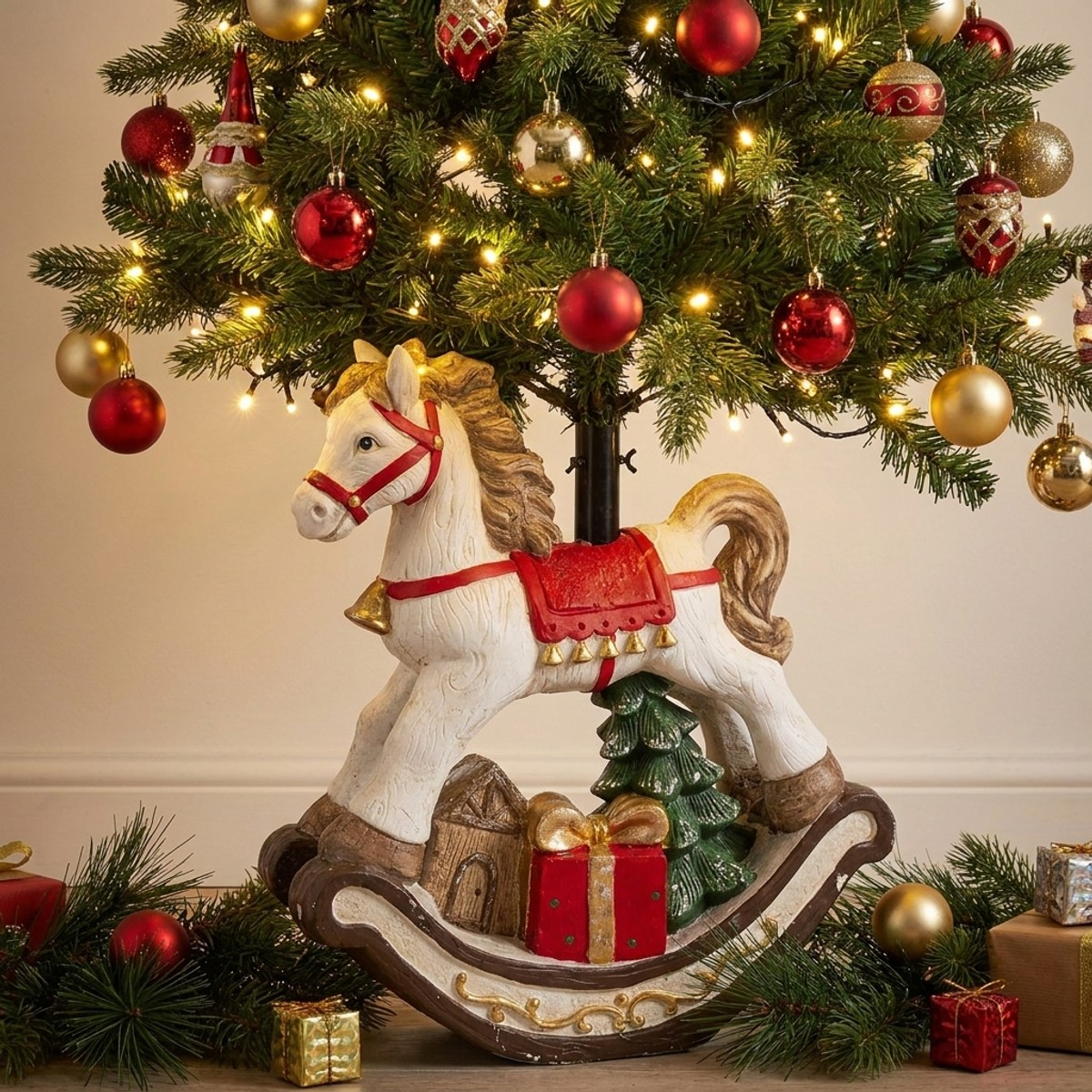 Base per albero di Natale a cavallo a dondolo Chaim — 2