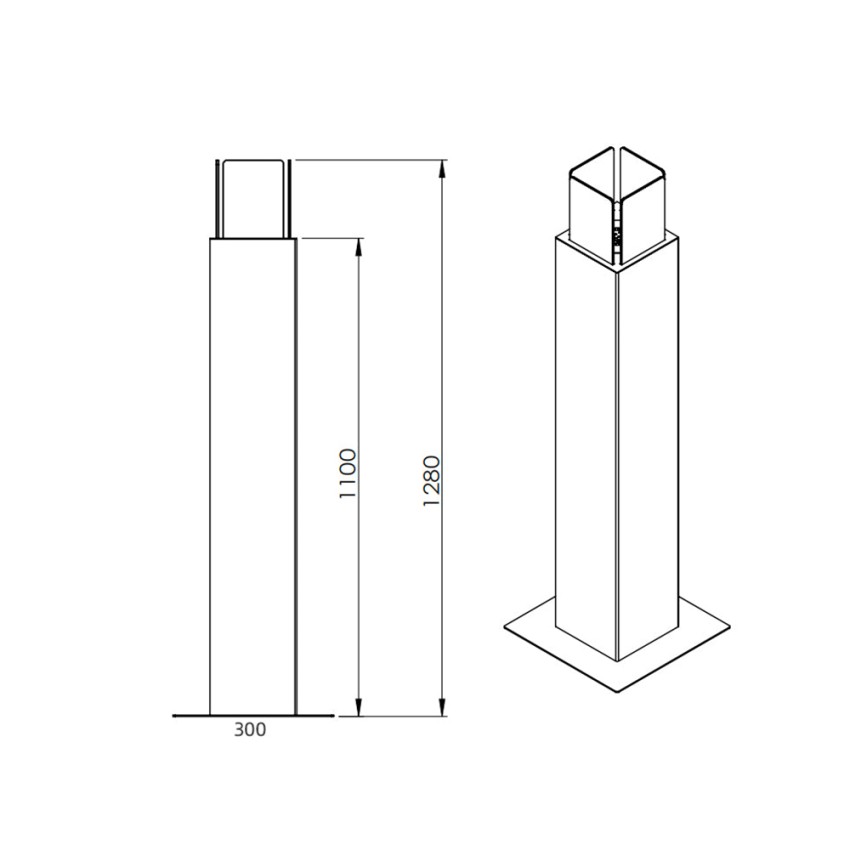 Free-standing Column Bioethanol Fireplace for Outdoor & Indoor Divina Fire Capri 110 — 6