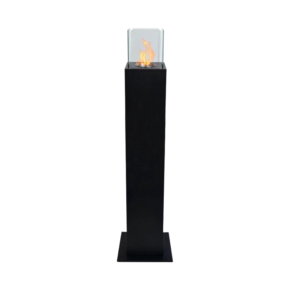 Free-standing Column Bioethanol Fireplace for Outdoor & Indoor Divina Fire Capri 110 — 1