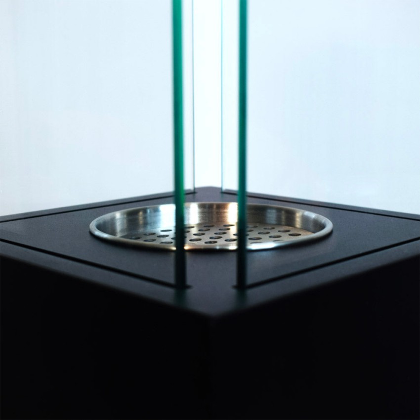 Free-standing Column Bioethanol Fireplace for Outdoor & Indoor Divina Fire Capri 110 — 4
