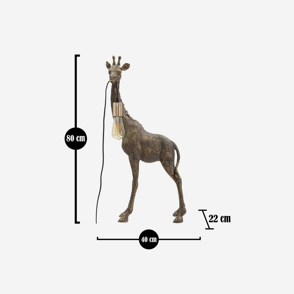 Giraffa 80 Decorative Giraffe Table Lamp — 3