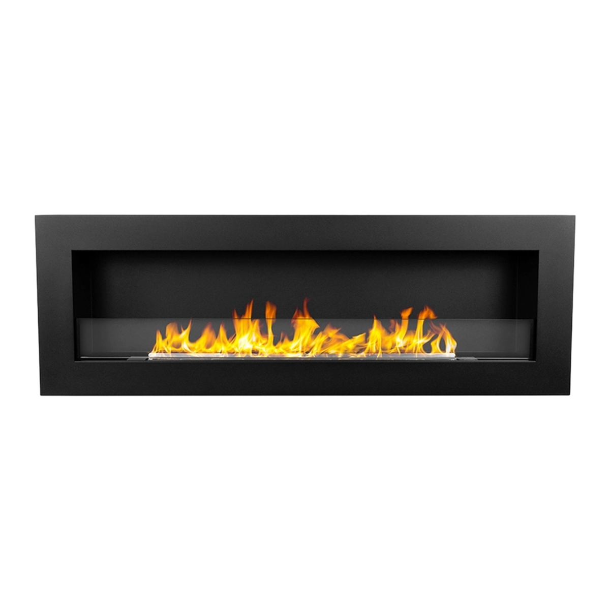 Divina Fire Siena 120 Black Wall-Mounted Bioethanol Fireplace — 4