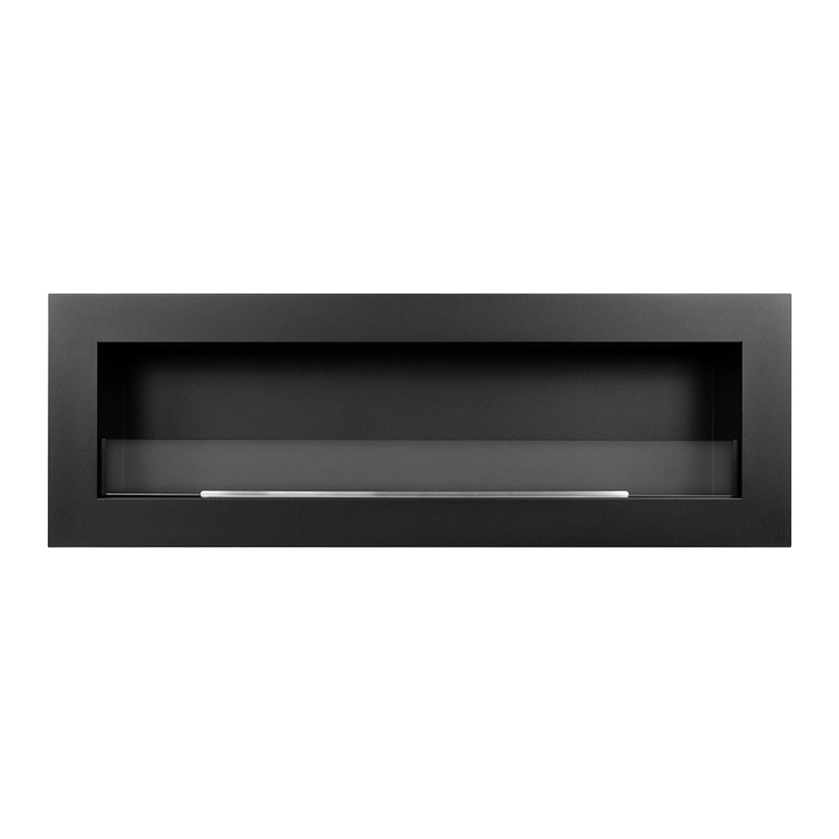 Divina Fire Siena 120 Black Wall-Mounted Bioethanol Fireplace — 6