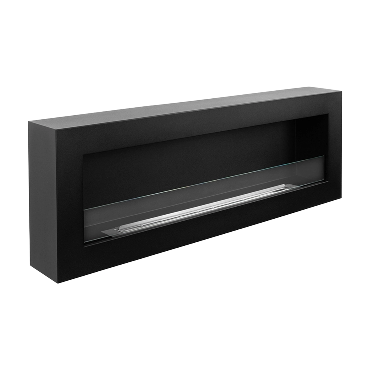Divina Fire Siena 120 Black Wall-Mounted Bioethanol Fireplace — 5