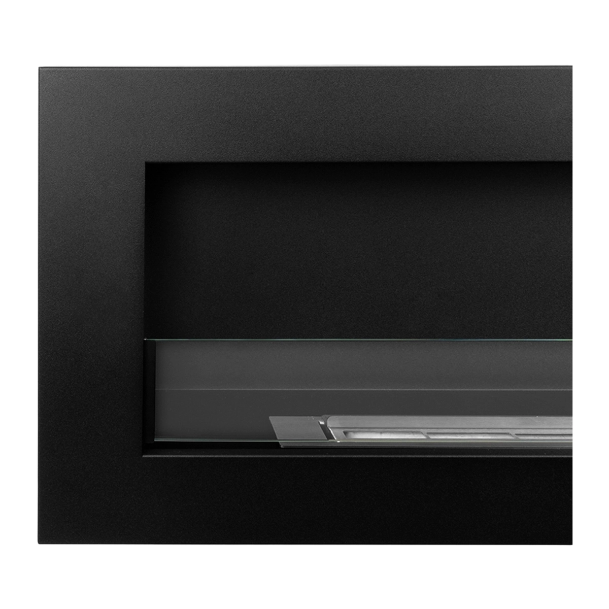 Divina Fire Siena 120 Black Wall-Mounted Bioethanol Fireplace — 7