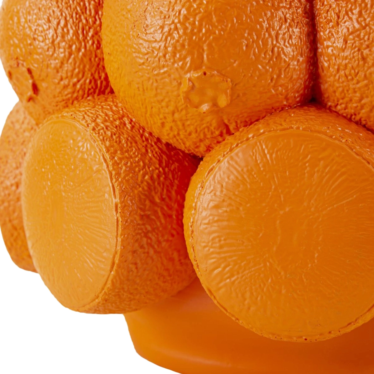 Orange Decorative Polyresin Flower Vase — 5