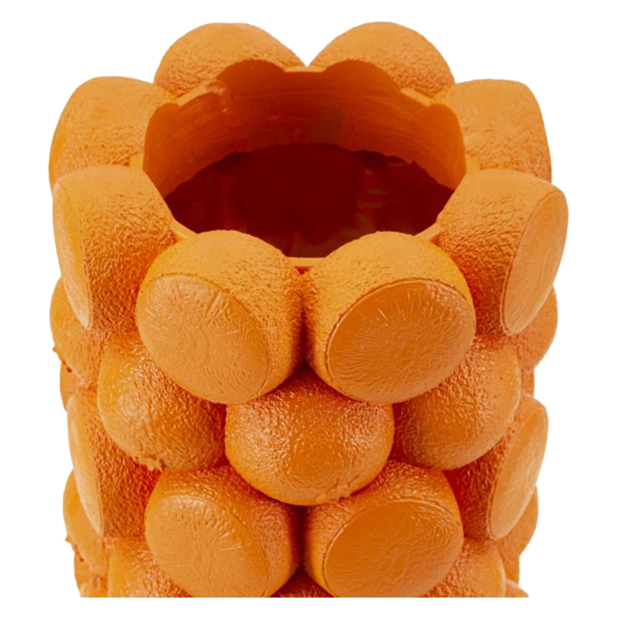 Orange Decorative Polyresin Flower Vase — 7