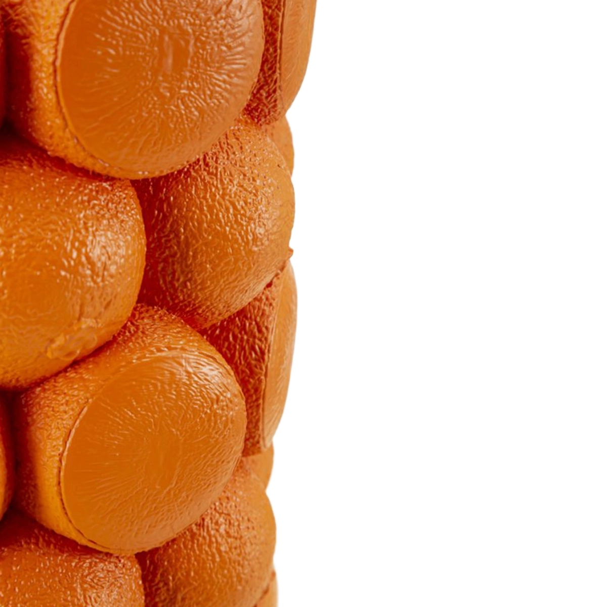 Orange Decorative Polyresin Flower Vase — 6