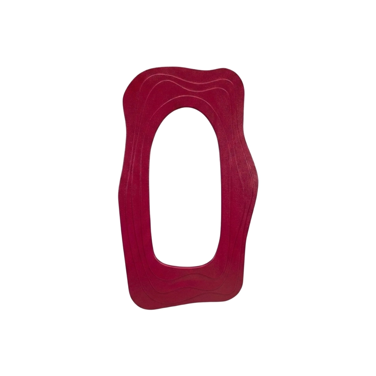 Modern Wavy Wall Mirror 90x165 cm Dafne — 1