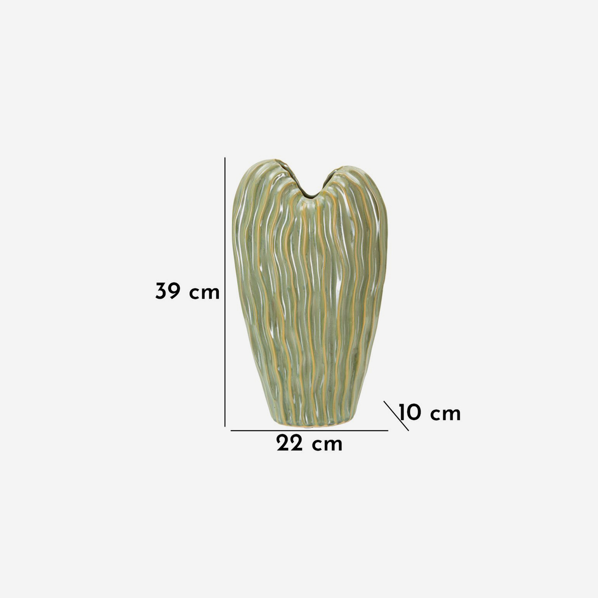 Venice 39 Modern Indoor Ceramic Decorative Vase — 3