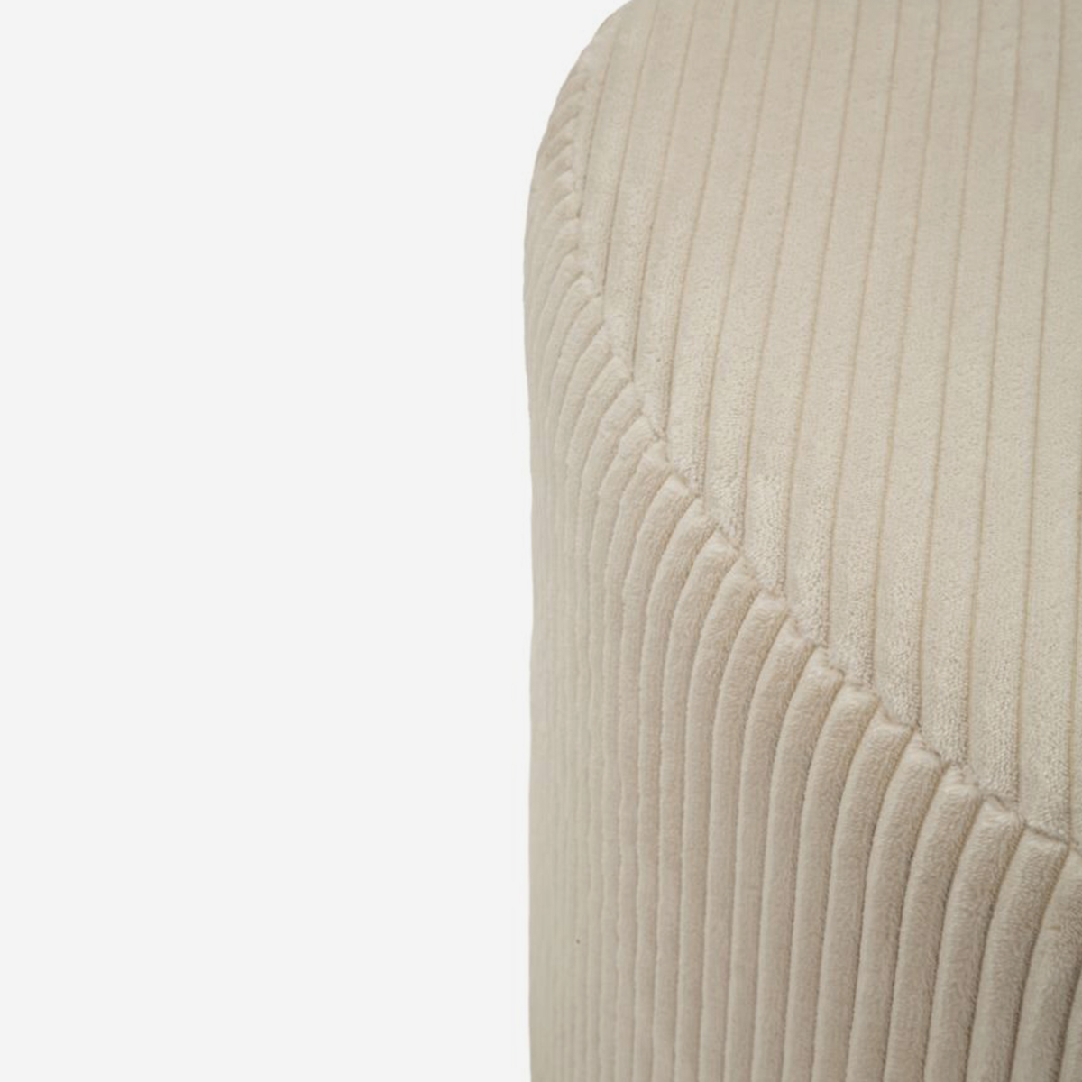 Heart Dublino Mauro Ferretti Heart-Shaped Padded Ottoman Pouf — 3