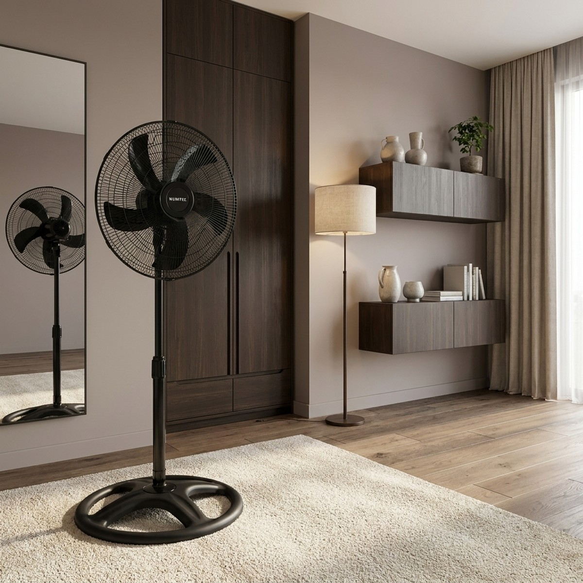 Ventilatore a piantana oscillante regolabile Selvo